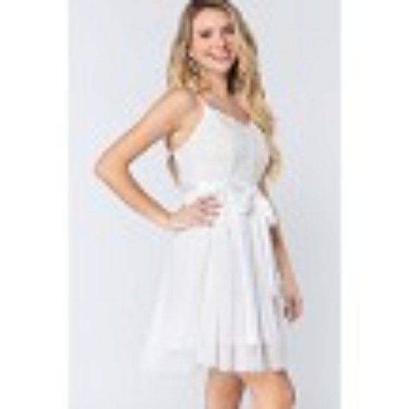 Active USA LACE MESHED CAMI MINI DRESS S, M, L - Picture 11 of 16